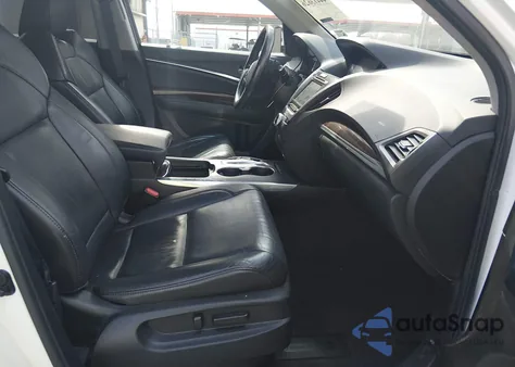 2017 Acura Mdx Technology Package from USA, damaged, VIN 5FRYD3H56HB011606